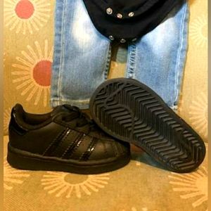 Baby Adidas Superstar Sneakers Size 4